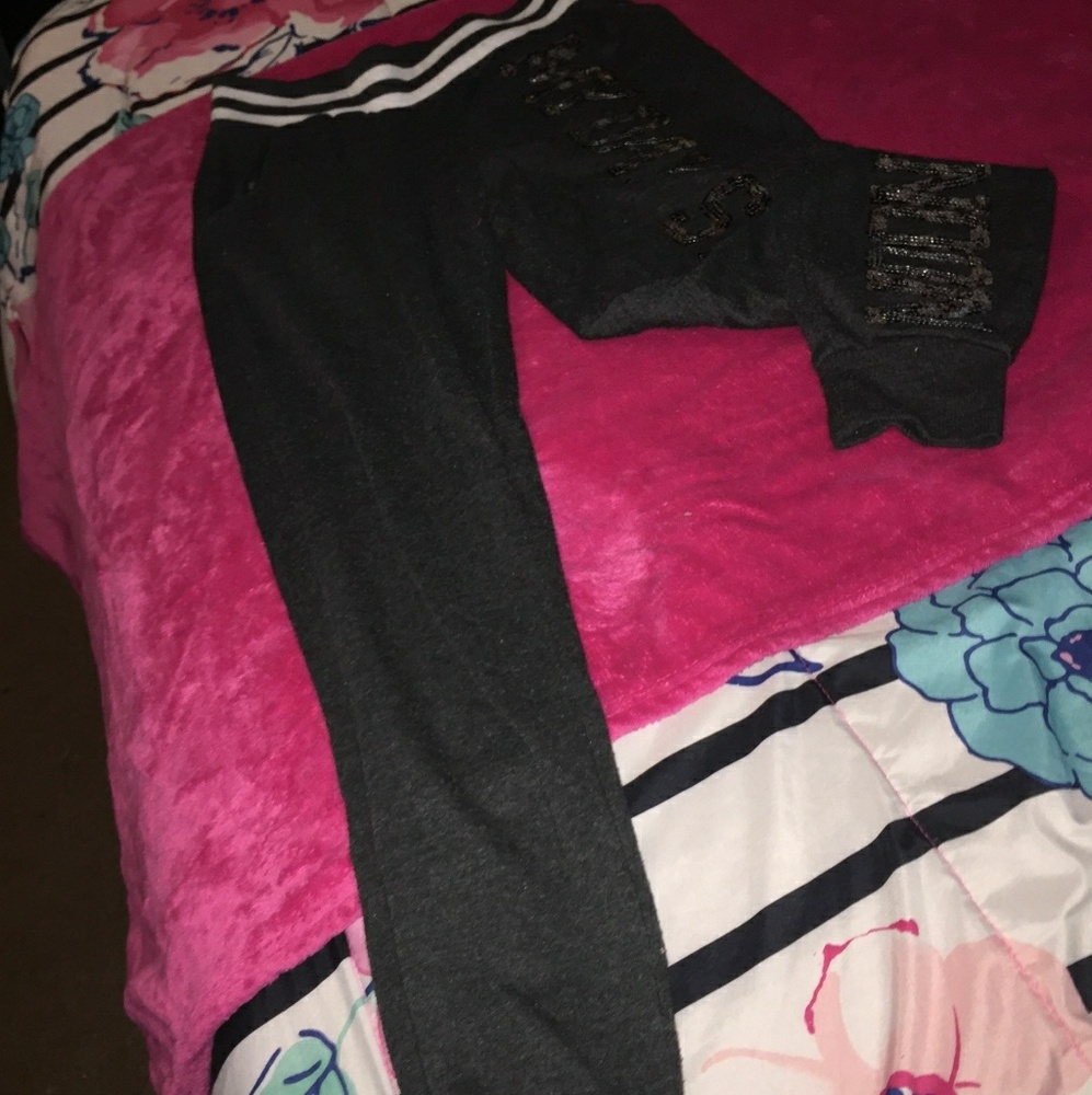 Gray sweats